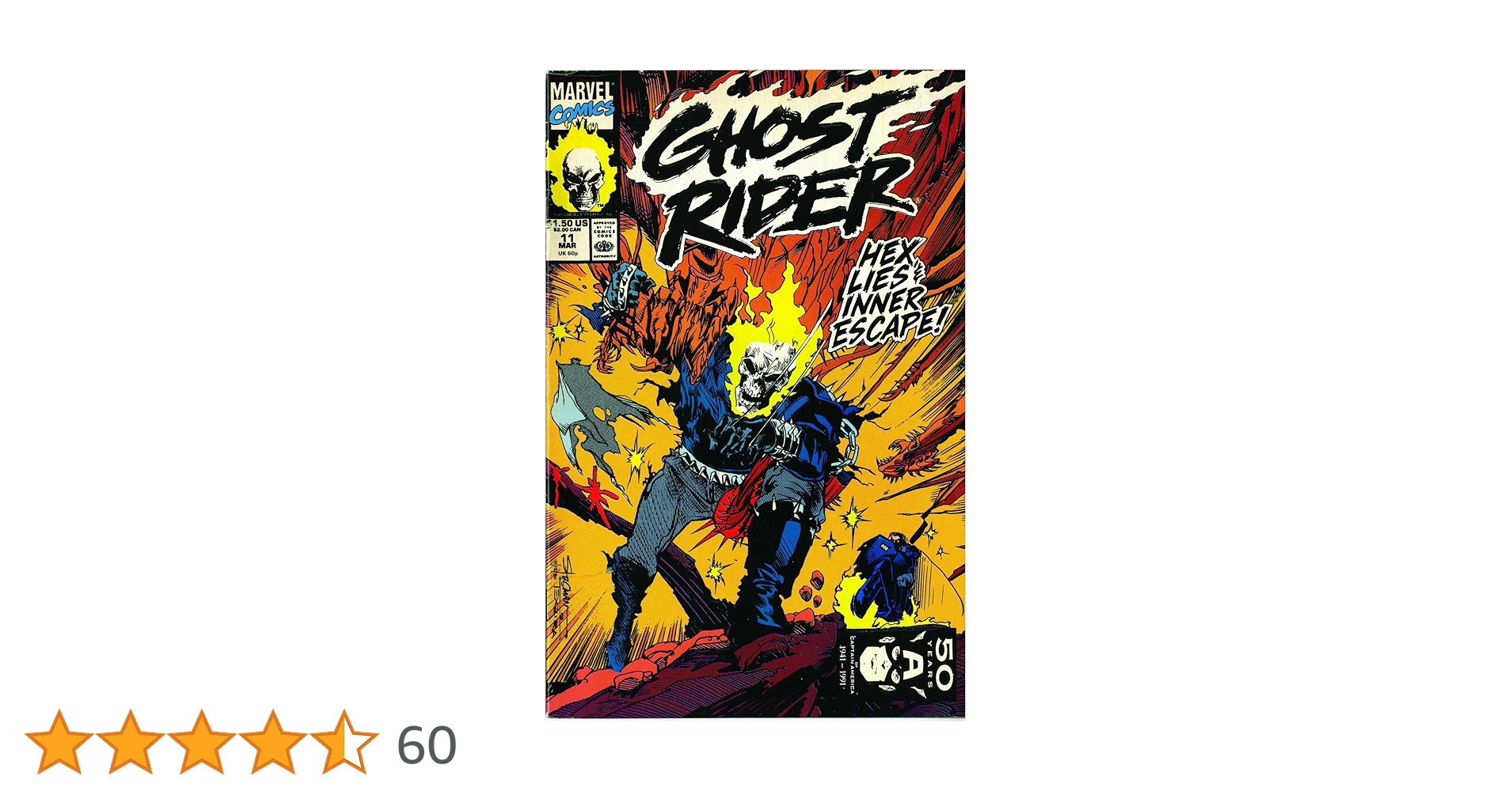 アメコミ・英語　GHOST RIDER　1〜4巻セット　ゴーストライダー Amazon | Ghost Rider | Mackie, Howard, Wagner, Ron, Saltares